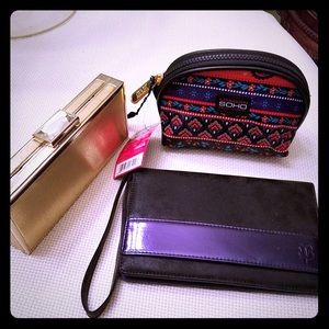 Set of three purses